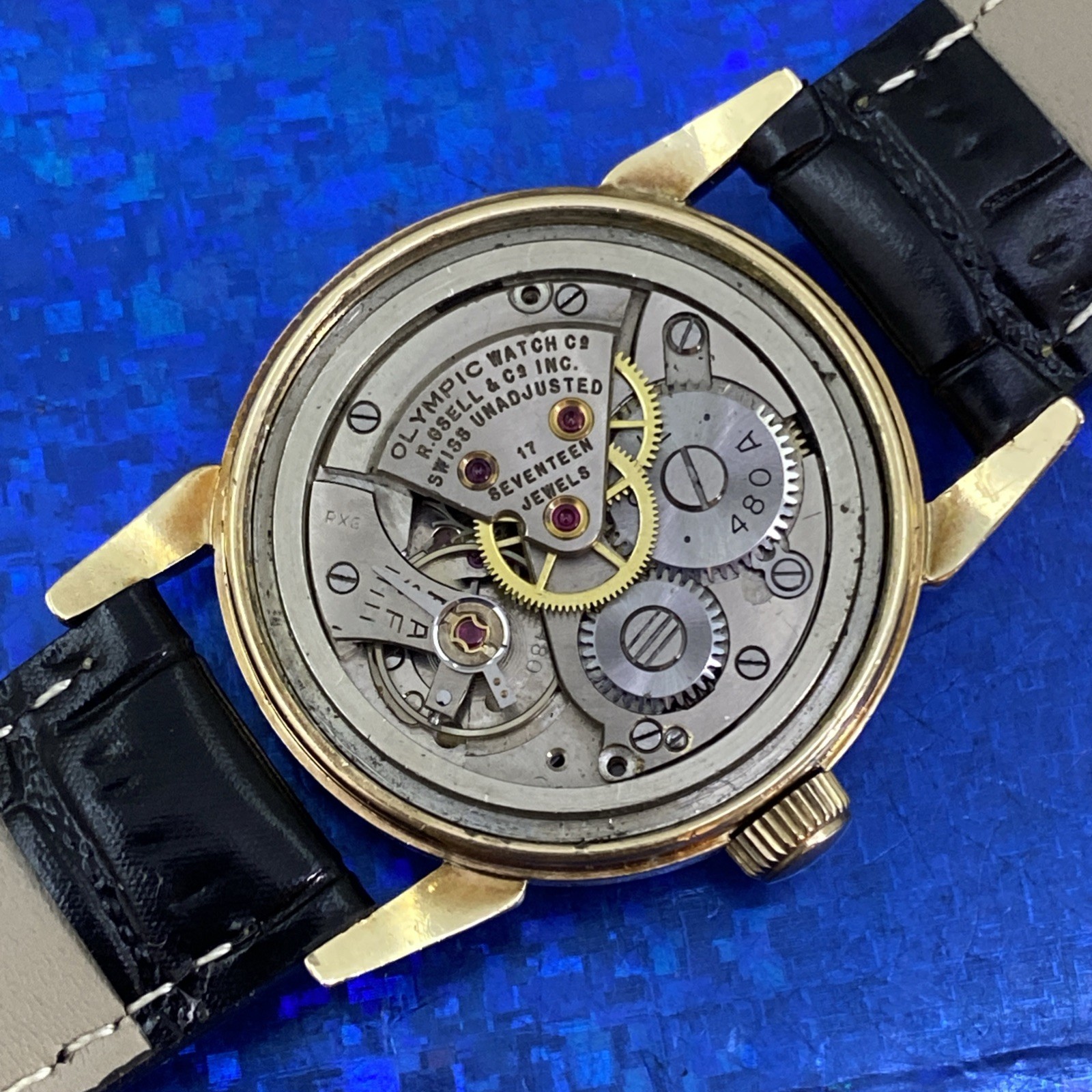 Vintage 1960’s Man’s OLYMPIC Stunning Sunburst Aged Dial Fully Serviced WARRANTY
