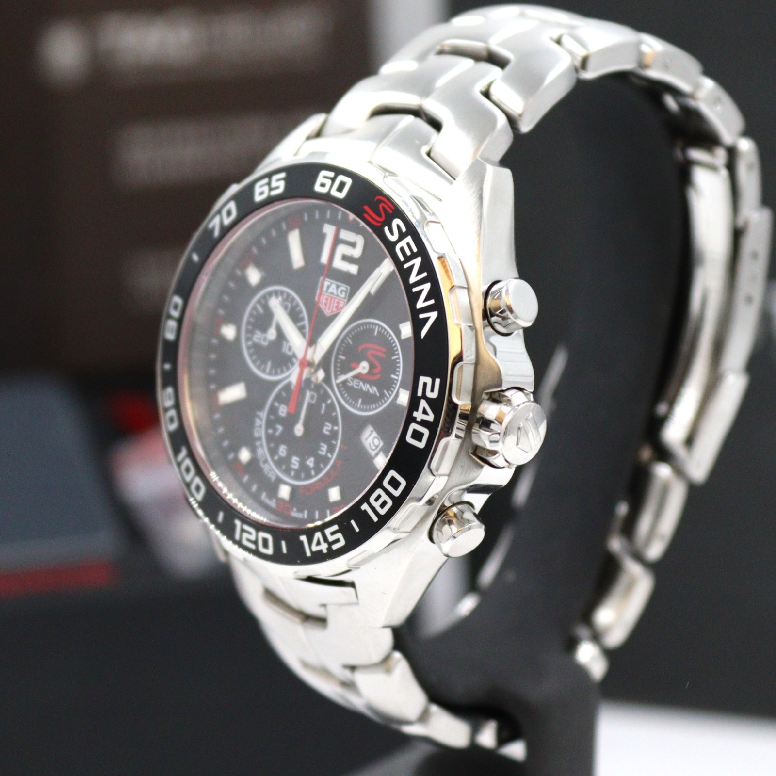 Tag Heuer Formula 1 Senna edition watch full set new bezel 1 year warranty