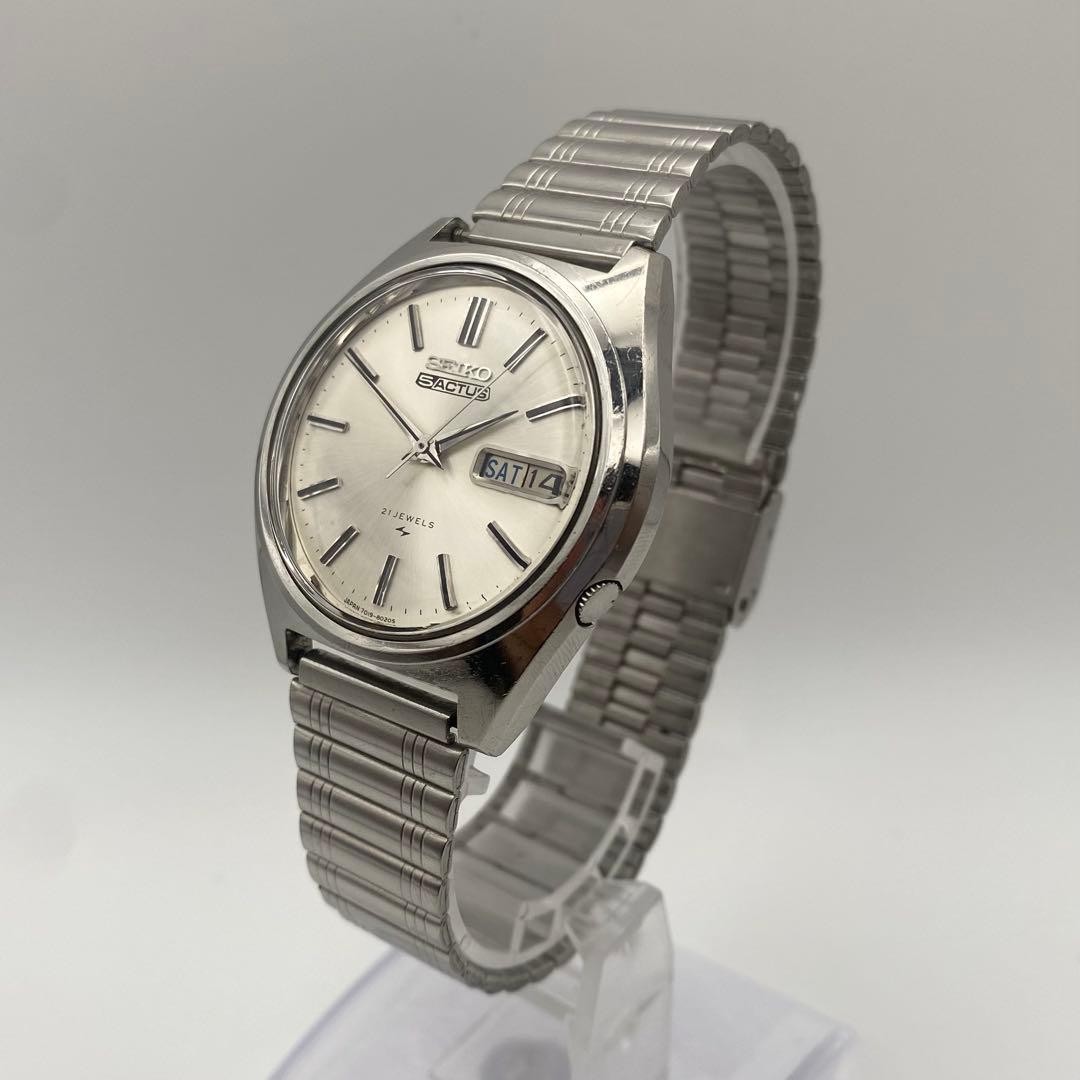 [Working Condition] SEIKO 5ACTUS 7019-8010 Automatic Watch 【USED】