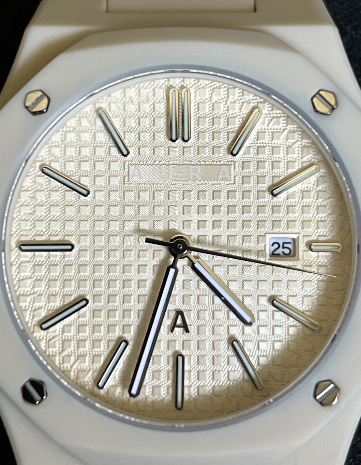 AURA Polycarbonate: ALMOND Color (The Viral Discontinued Watch-Super Rare Color)