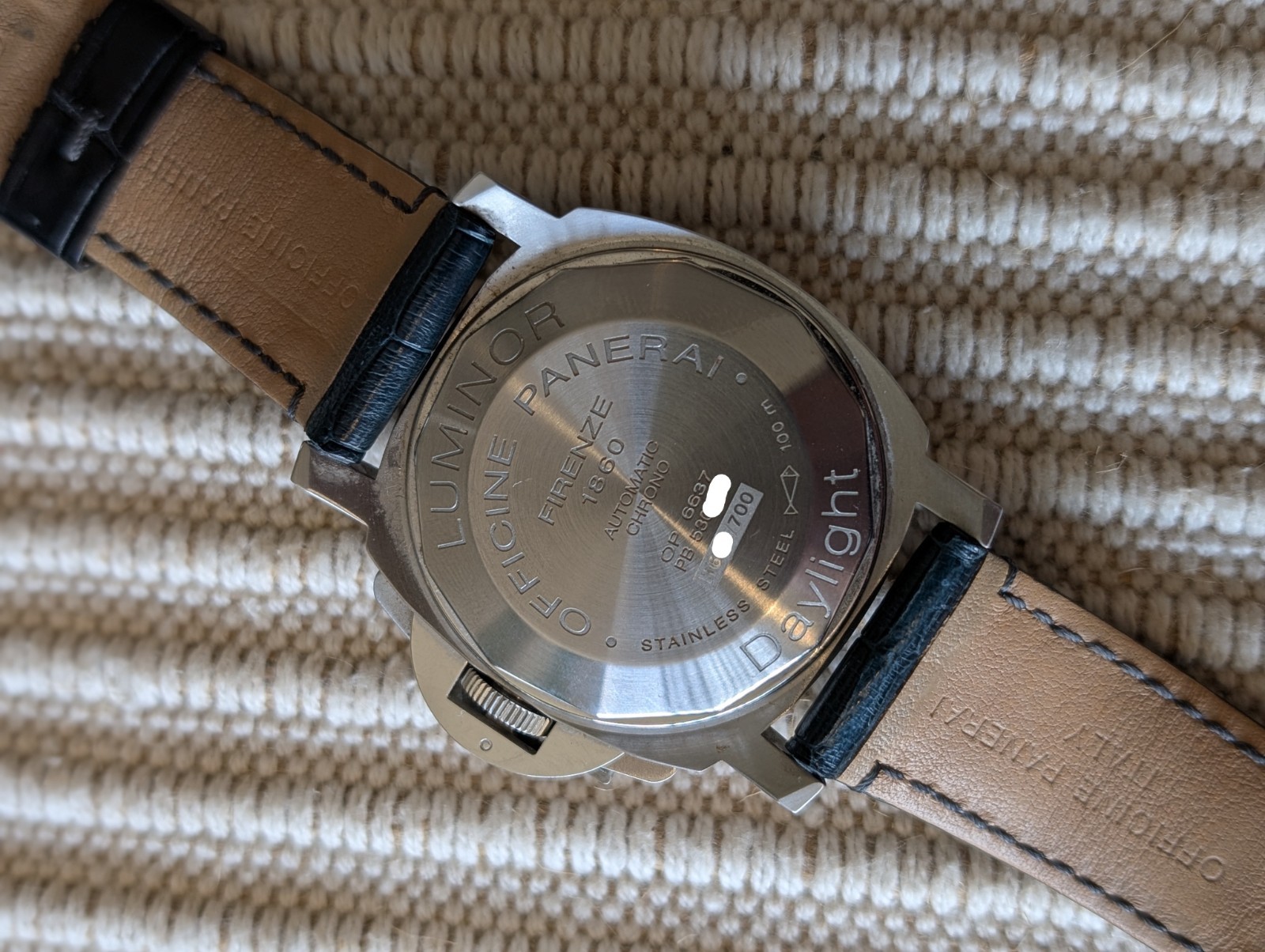 Panerai Luminor Daylight Chrono White Dial PAM00188 With Box & Papers