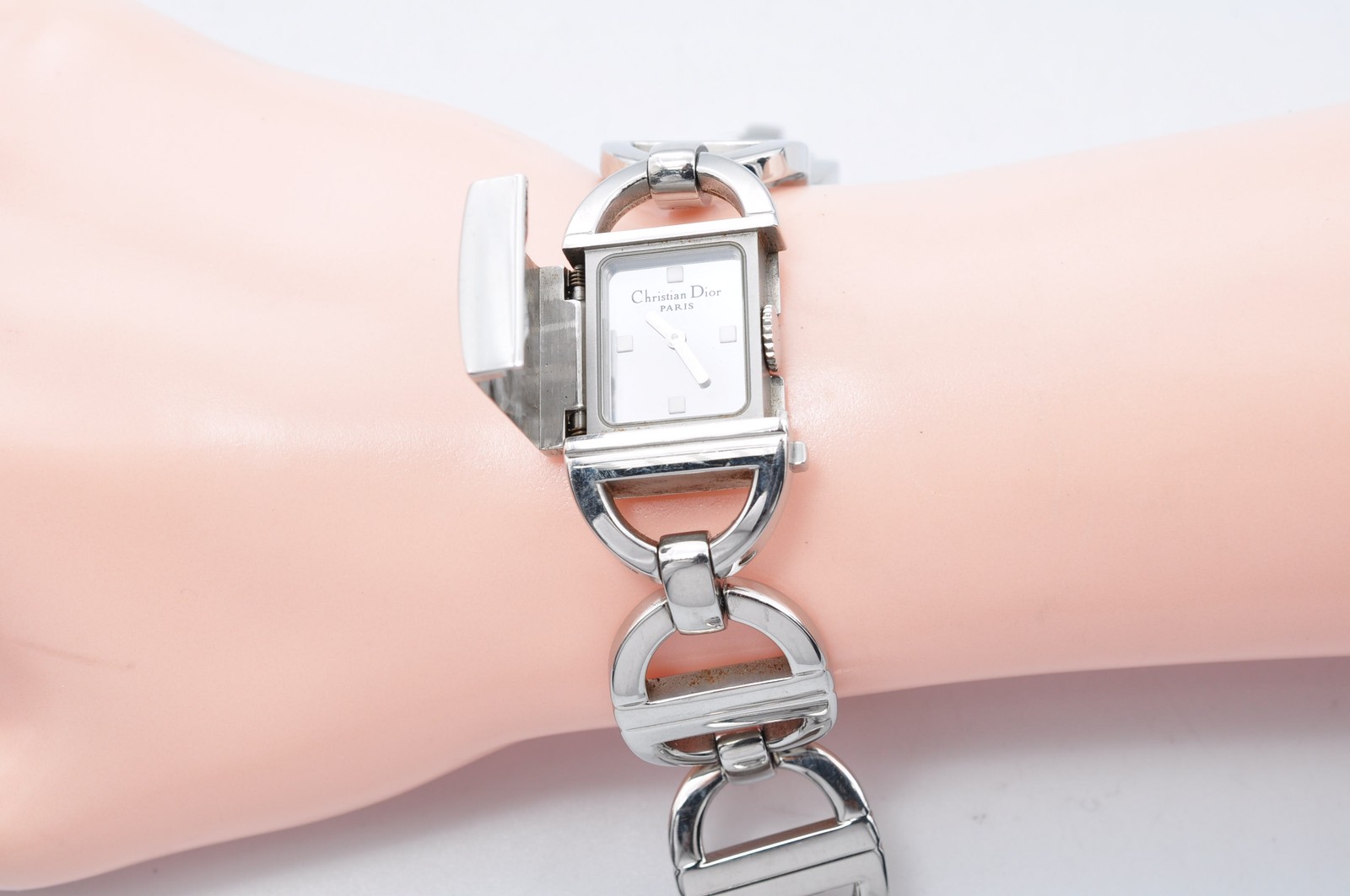 Christian Dior D78-100 Pandiora Quartz Watch Mirror Dial Women w/Full Set w-1315