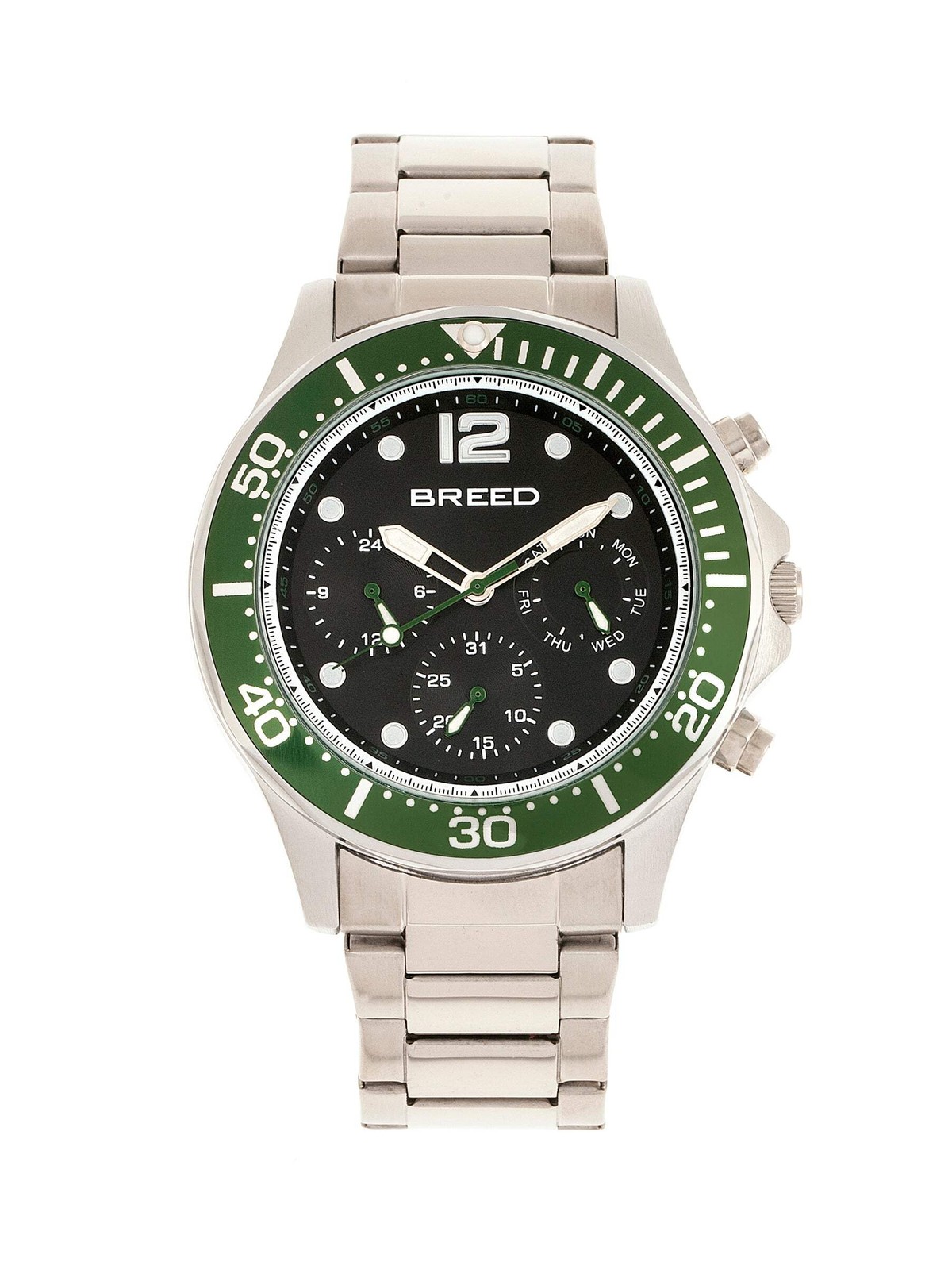 Pegasus Green/Silver | Black Dial Wristwatch BRD8102