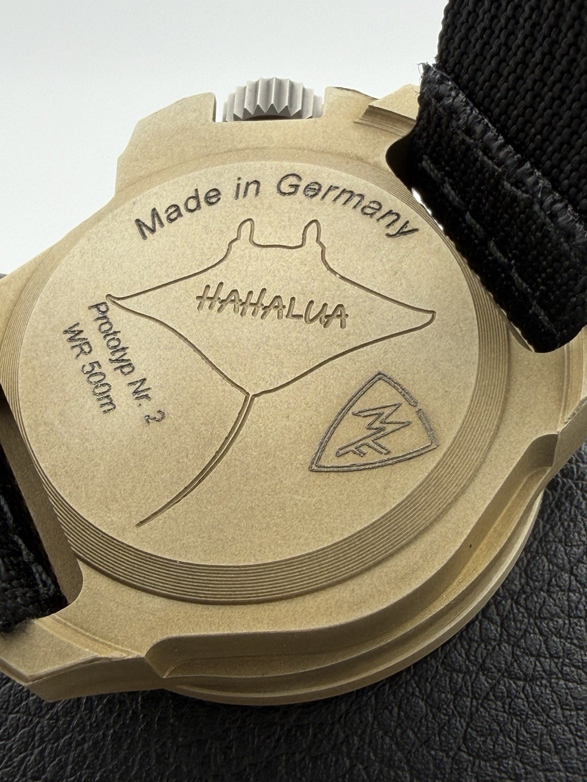KAVENTSMANN MF HAHALUA ALUMINUM MILITARY DIVER 47MM GERMANY RARE 500M GERMANY