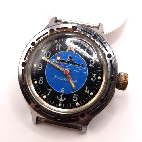 LEGENDARY RUSSIAN VINTAGE MENS WATCH VOSTOK KOMANDIRSKIYe MECHANICAL WORKING RAR