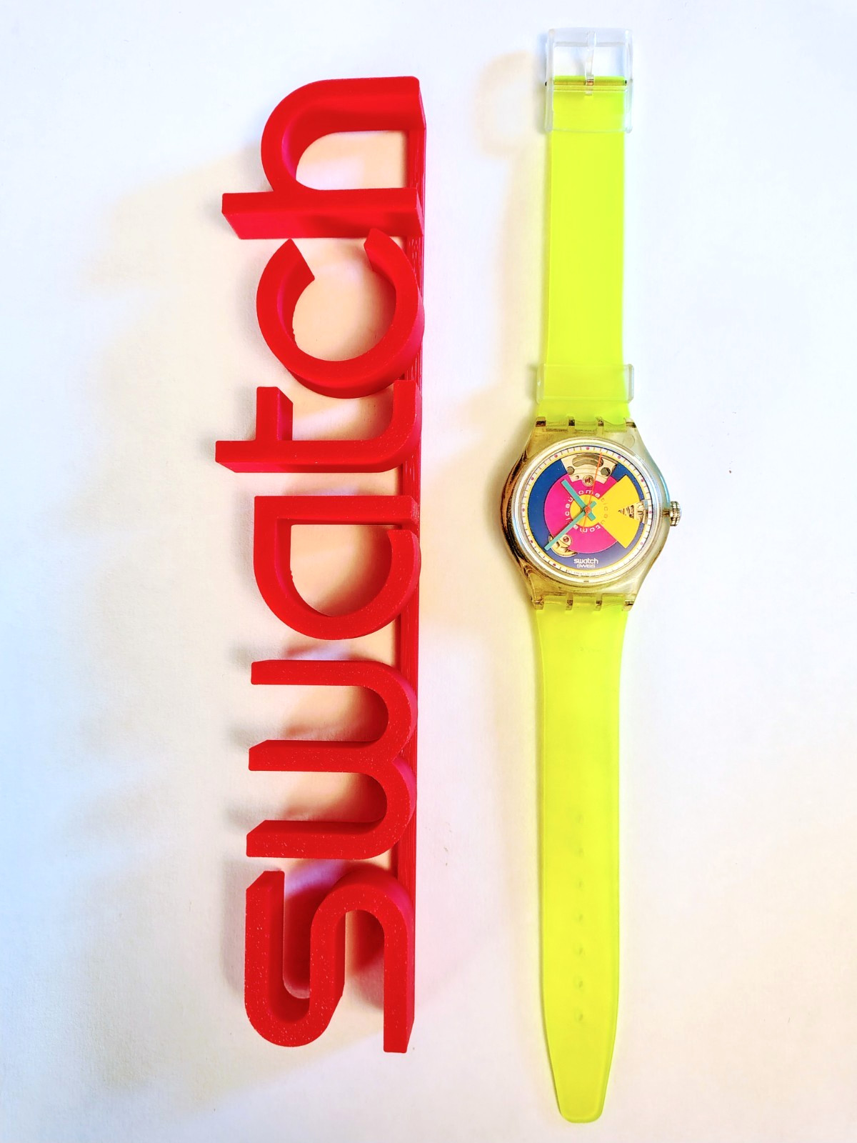 Swatch Automatic Happy Wheels SAK109 1993 Wrist Watch Used