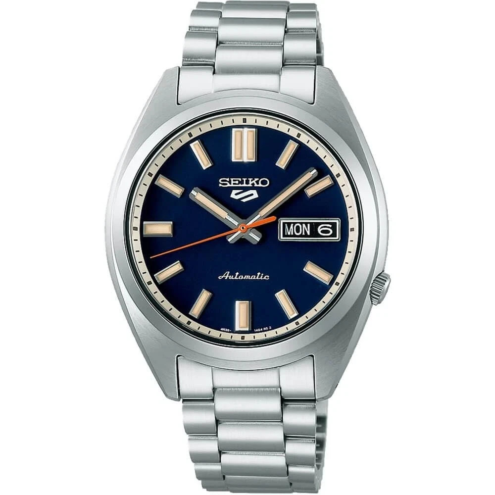Seiko Men’s 5 Sports SNXS Automatic Navy Dial Watch – SRPK87K1 NEW