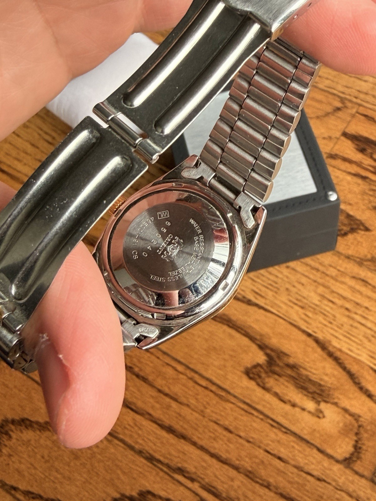 Orient President Automatic Day-Date Two-Tone 36mm Black Dial Box Papers