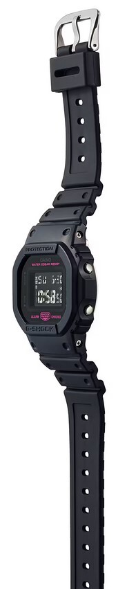 Casio G-Shock DW5600PK-1 Breast Cancer Awareness – Pink Ribbon Campaign Watch