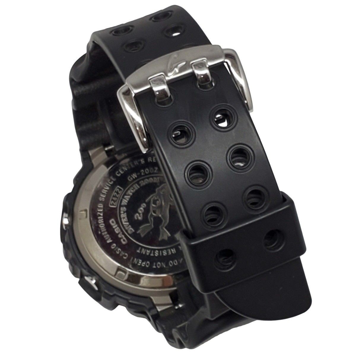 G SHOCK CASIO Watch GW 200Z 1JF FROGMAN Digital Tough Solar Shock Resist Black