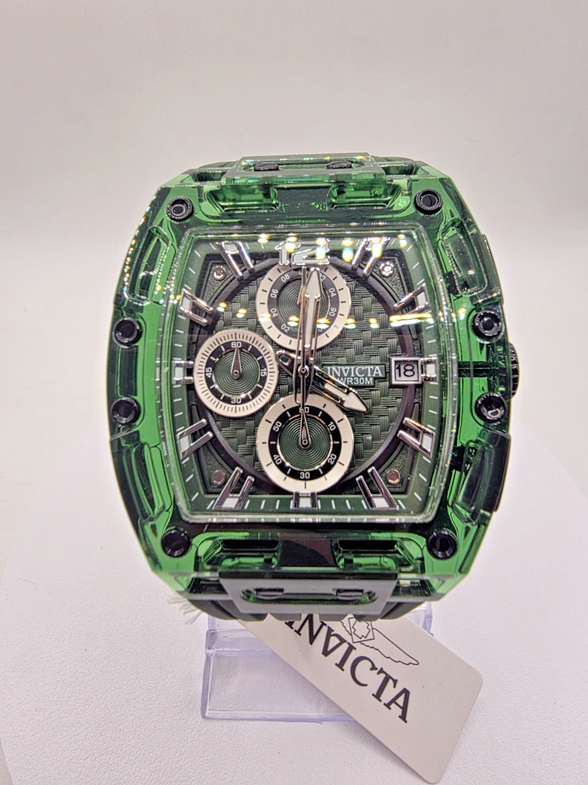 🔥Invicta S1 Rally 42mm Allogrip Green Tone Metal Dial Men’s Watch 70144