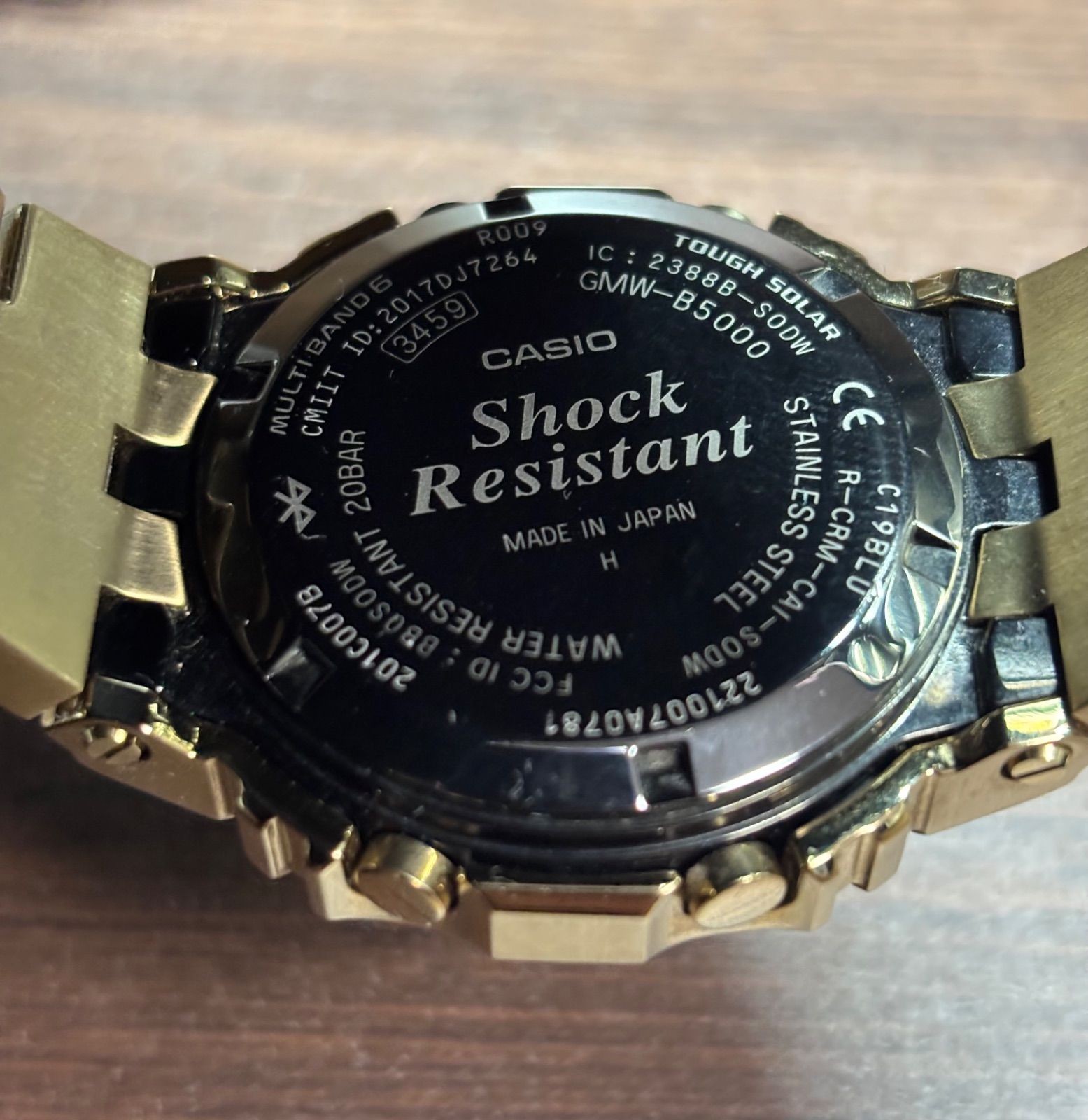 G SHOCK GMW B5000GD 9JF Excellent Condition