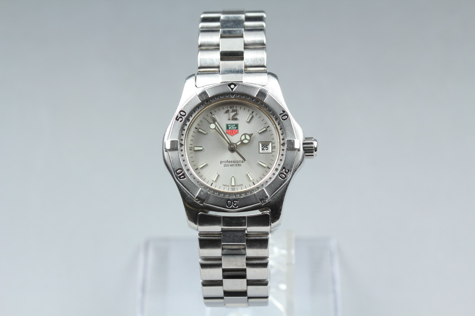 [ Near MINT ] TAG Heuer Professional 2000 WK1312-0 Silver Ladies Quartz QZ Watch