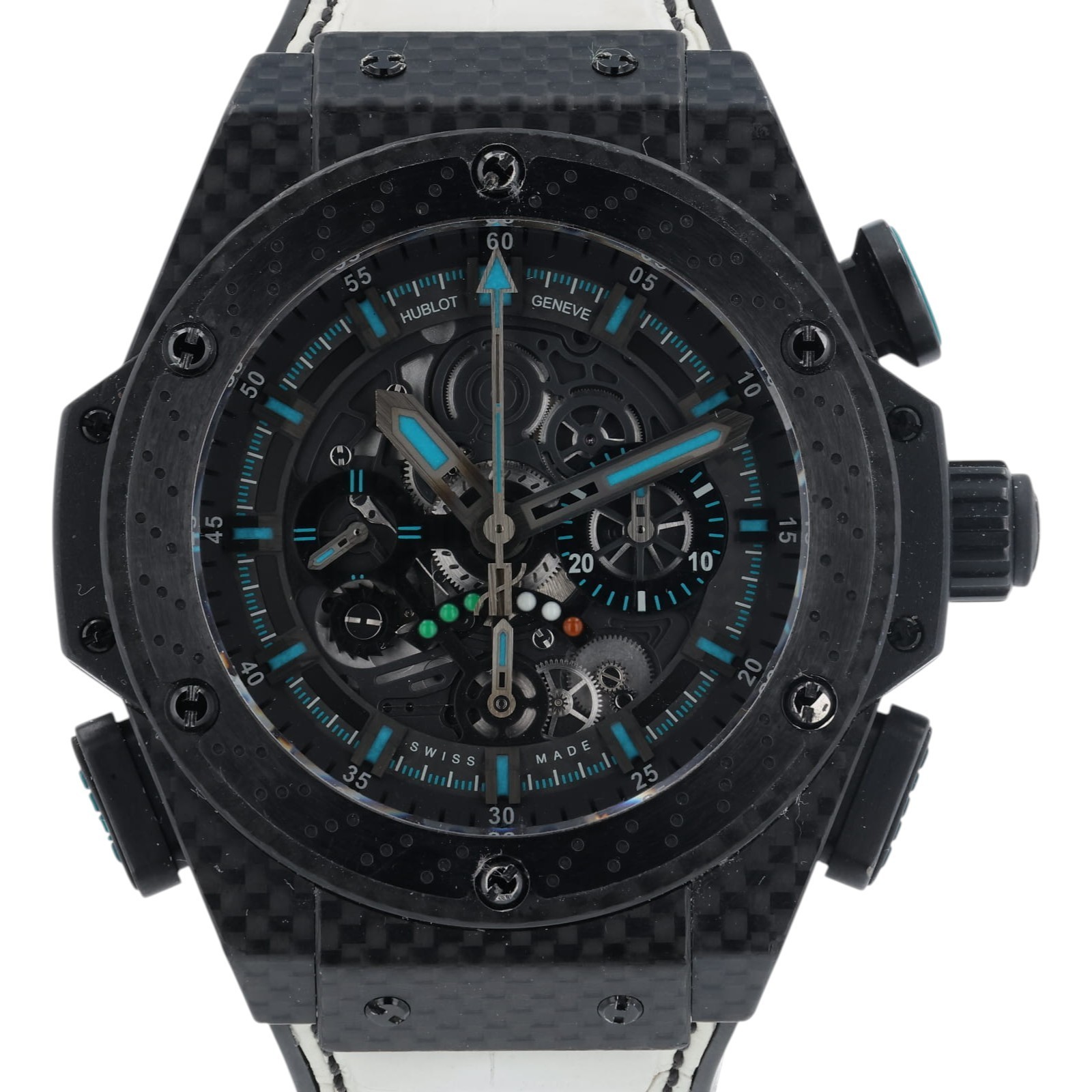 Hublot King Power F1 Abu Dhabi Skeleton Carbon 48mm Watch 719.QM.1729.NR.FAD11