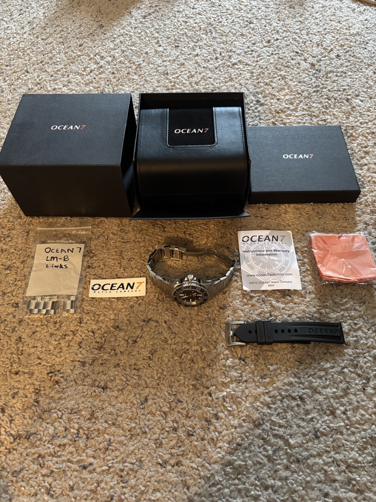 OCEAN7 – LM8 Automatic Watch-Swiss ETA 2824 MVMT – 45mm/Sapphire Crystal