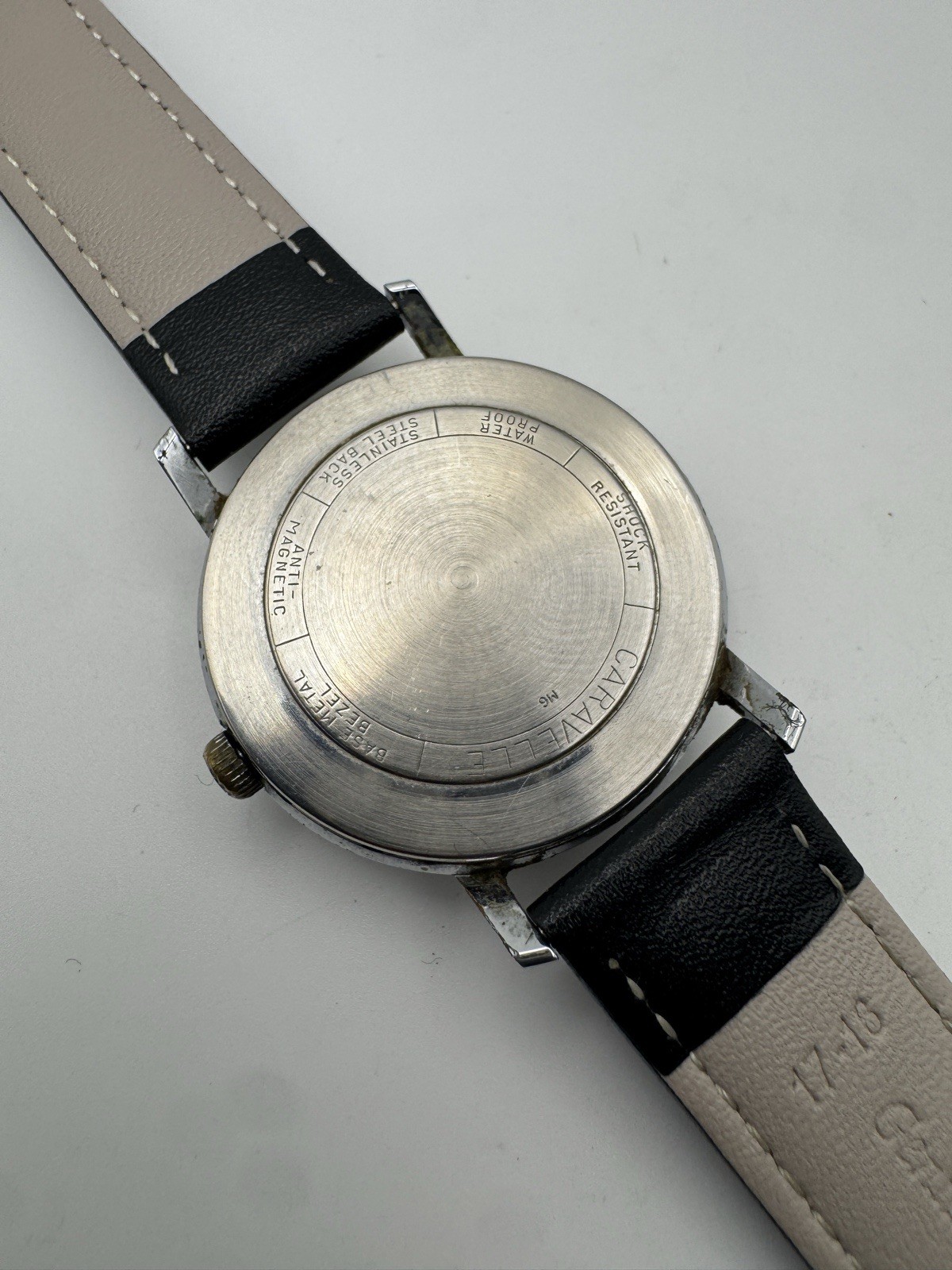 Vintage Caravelle Waterproof Men’s Watch 36.5mm Japan Dial Date Running