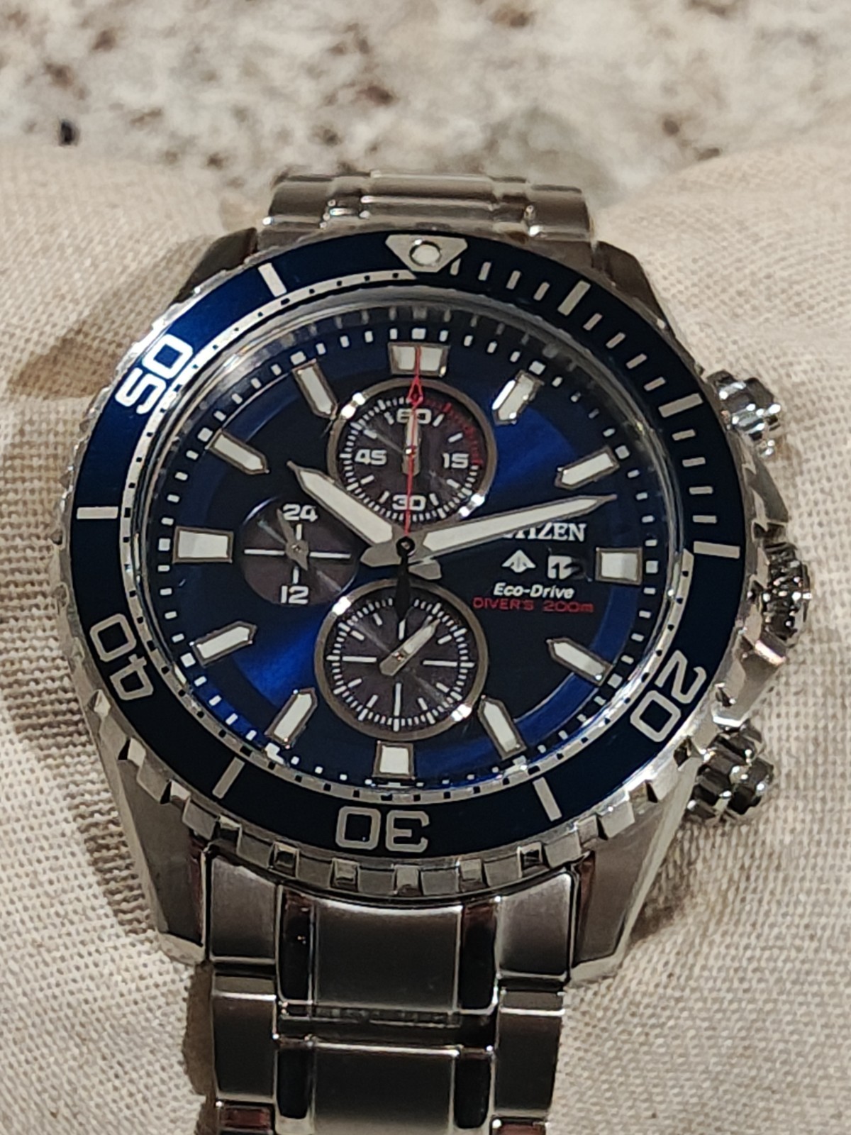 Citizen Eco-Drive Promaster Diver Men’s Chronograph 46mm Wristwatch CA071058L