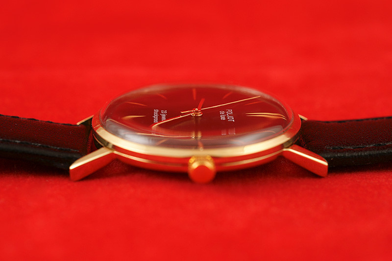 Poljot De Luxe cal. 2209 Ultra slim luxury style super slim watch Luch 23 jewels