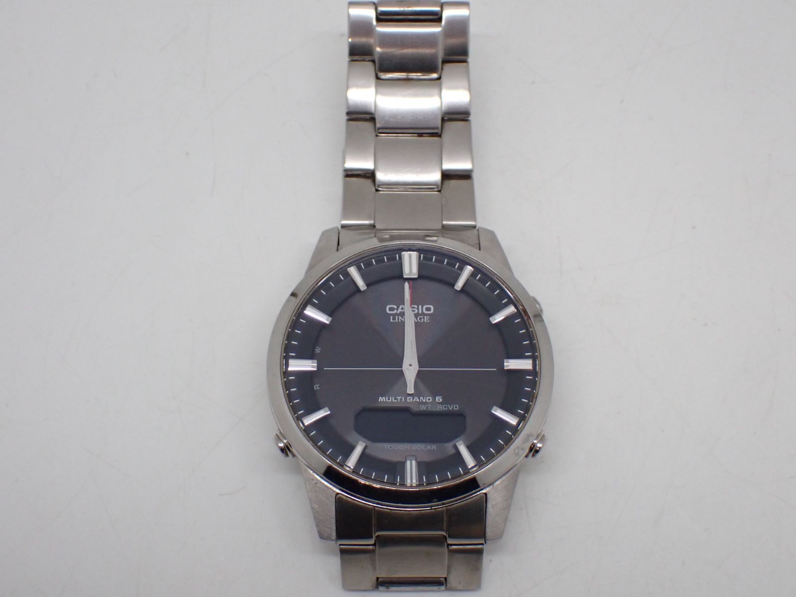 CASIO LINEAGE LCW-M170 Radio Solar Watch Approx 18cm Wrist Used