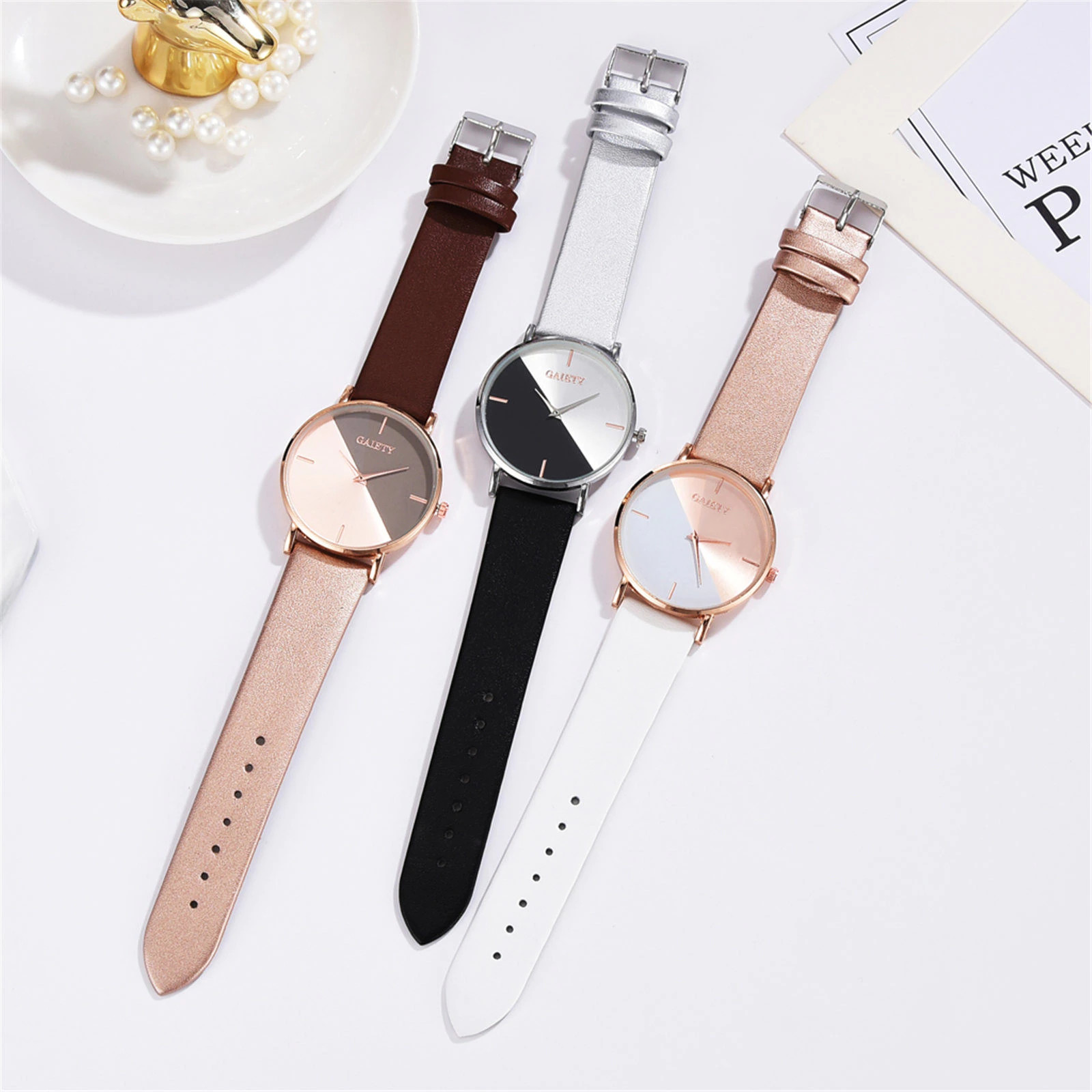 Designer “Gaiety” Luxury Fashion Wristwatch