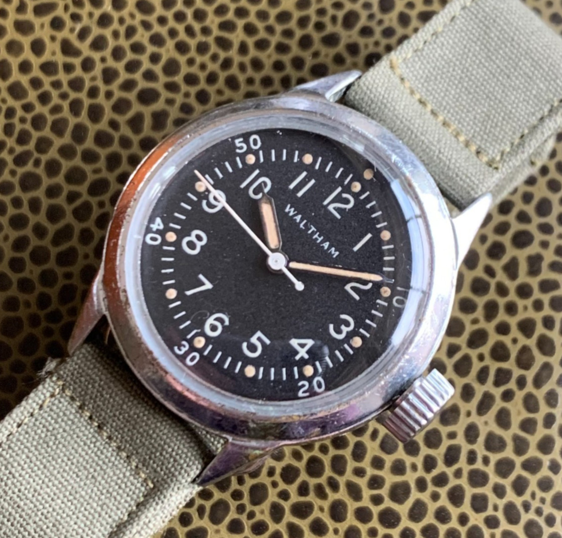 1942 Waltham FSSC-88-W-800 Hack Navy Issued WWII Wristwatch #3