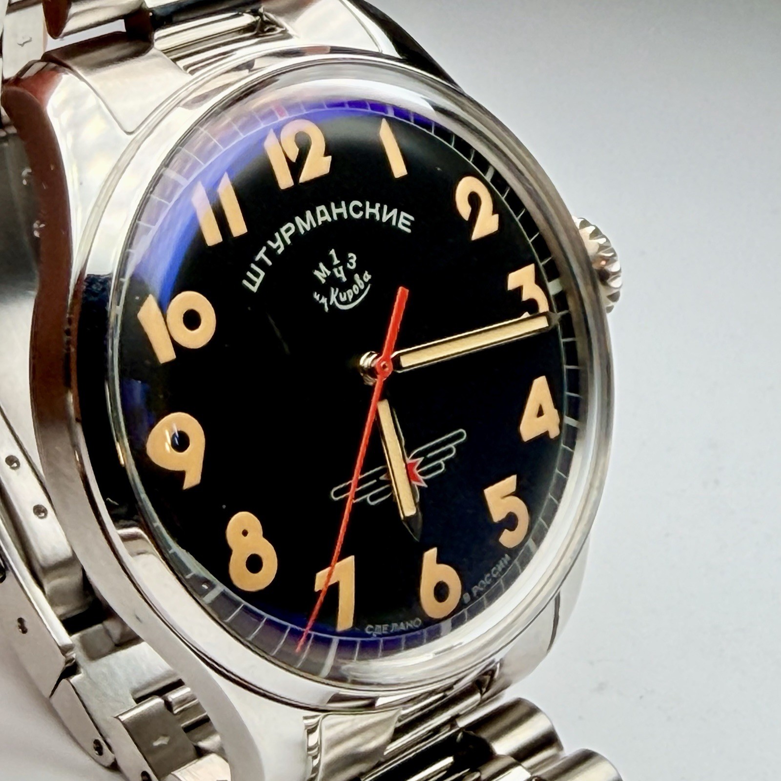Sturmanskie Gagarin Heritage Automatic Black Dial Watch Vostok 2609/3745478