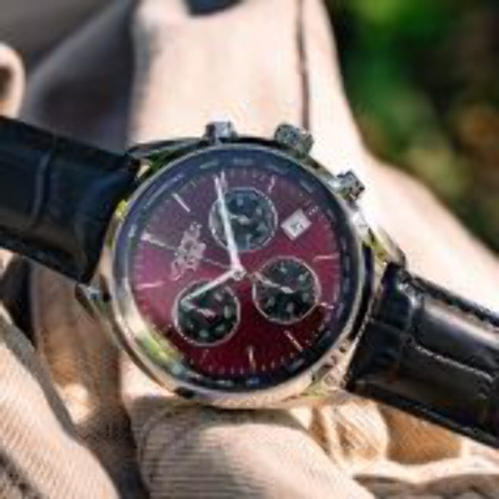 Pro Chrono A01-WA Burgundy Dial Wristwatch 993819 41 65 02