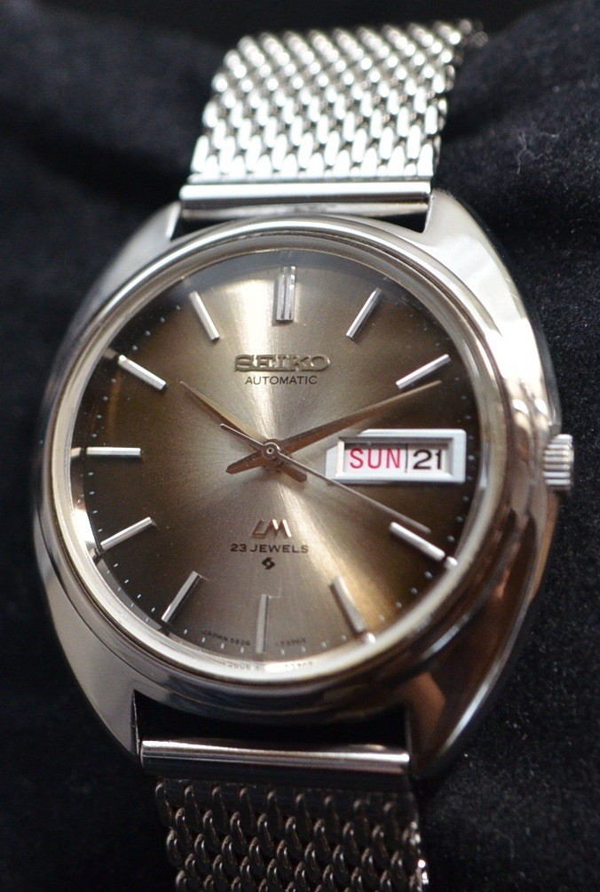 qc23 Vintage SEIKO Lord Matic LM 5606-7151 automatic serviced JAPAN