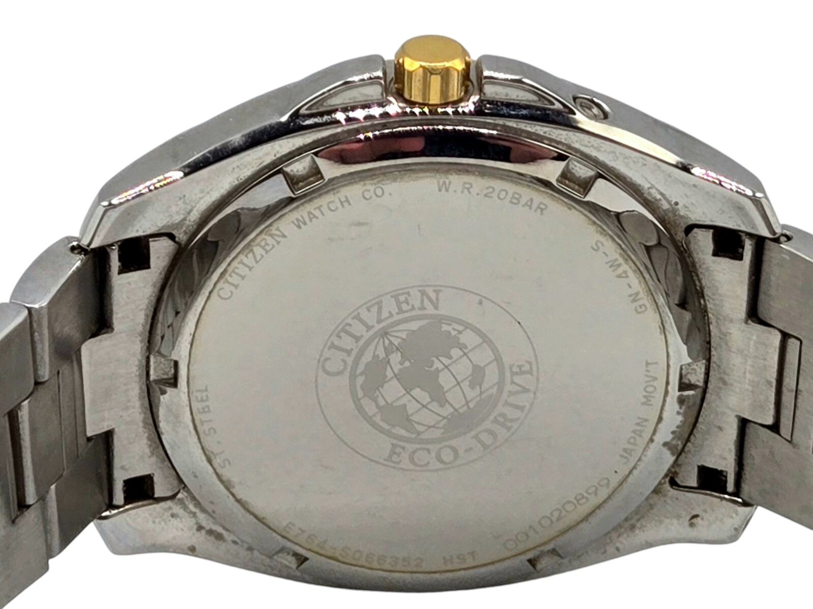 Citizen Eco-Drive Men Watch 2-Tone 41mm Ref: e764-s066352 Water Resistant 20 BAR