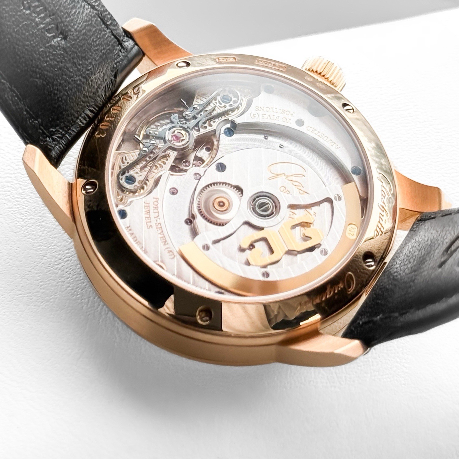 Glashutte Original 2026 PanoMaticLunar Rose Gold Black Dial 1-90-02-49-35-30