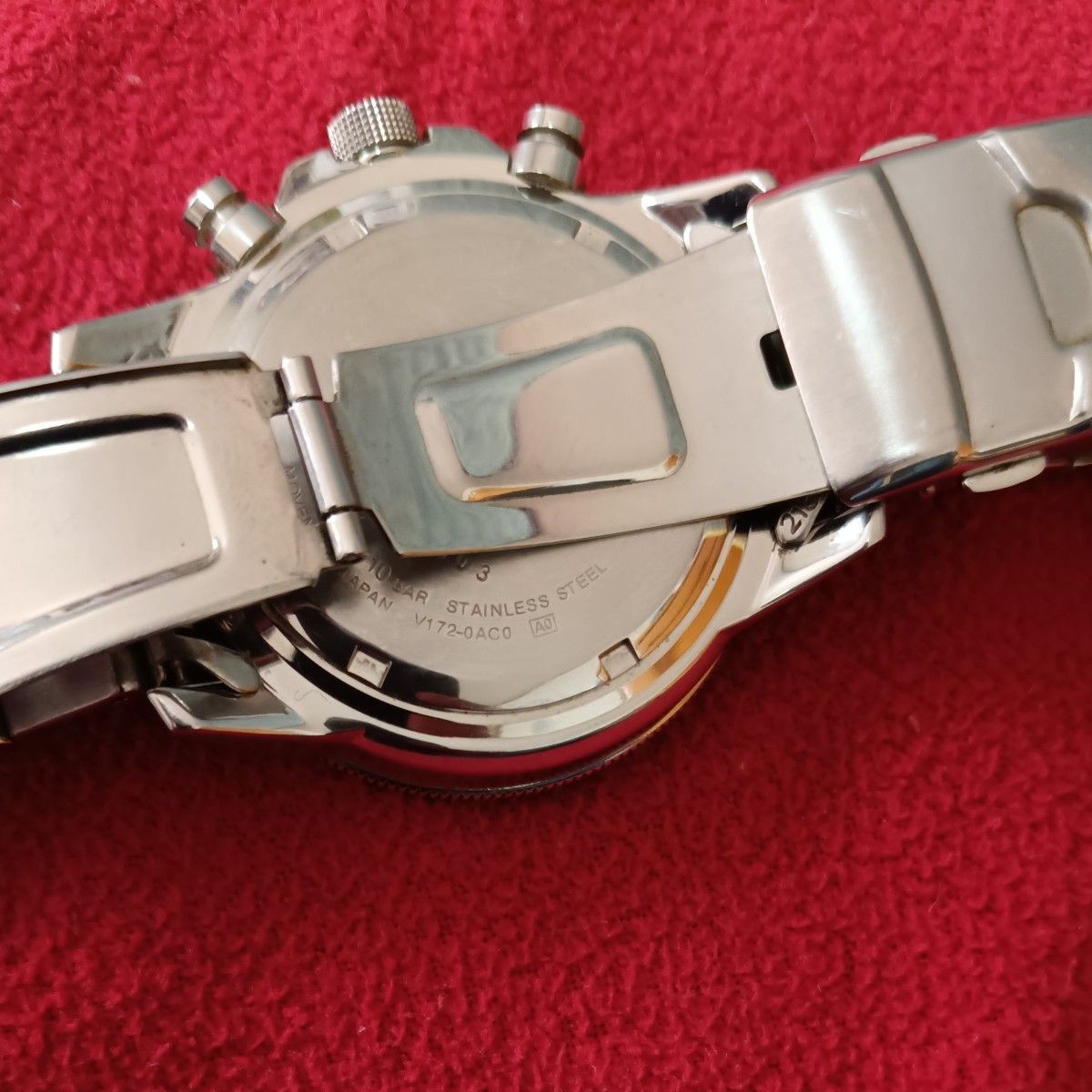 SEIKO Solar Chronograph Wristwatch v172 0ac0