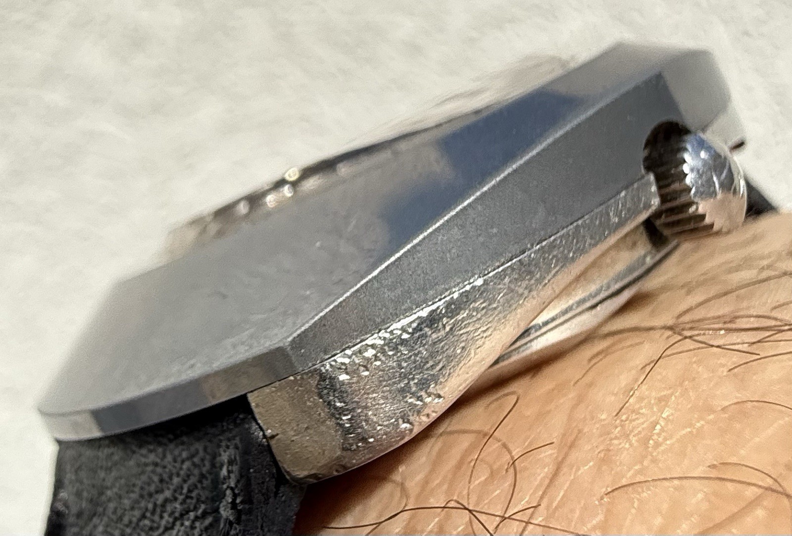 Rado DiaStar 1960s Automatic Tungsten Carbide Faceted Crystal Gem Dial
