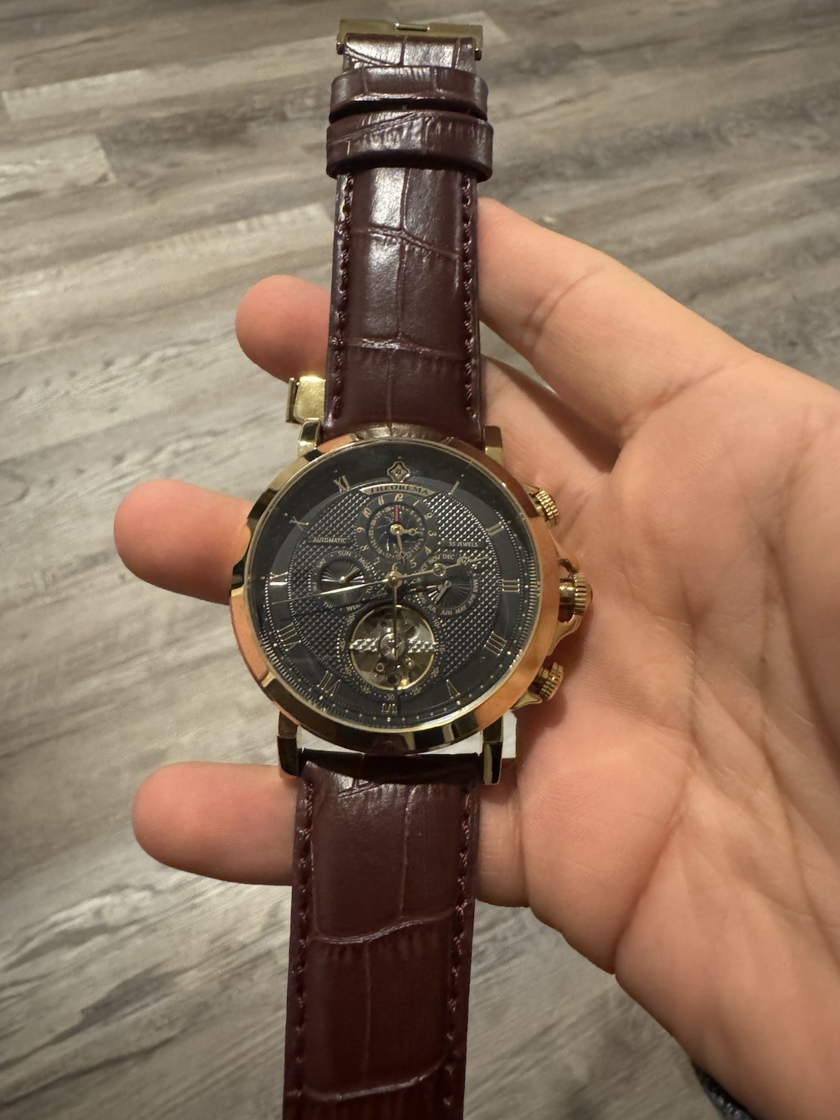 MAN WATCH – Dual – Time Automatic Macau T-3011-3 Theorema, Germany