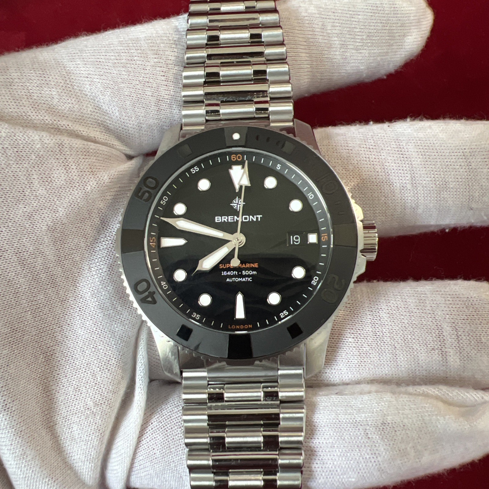 Bremont Supermarine 500m 43mm automatic Stainless Steel