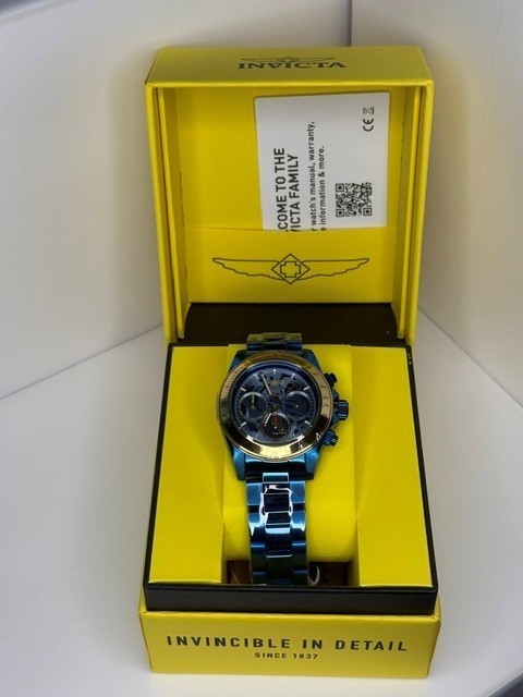 Invicta Speedway Exoprix Men’s Watch – 39.5mm, Blue (51032)