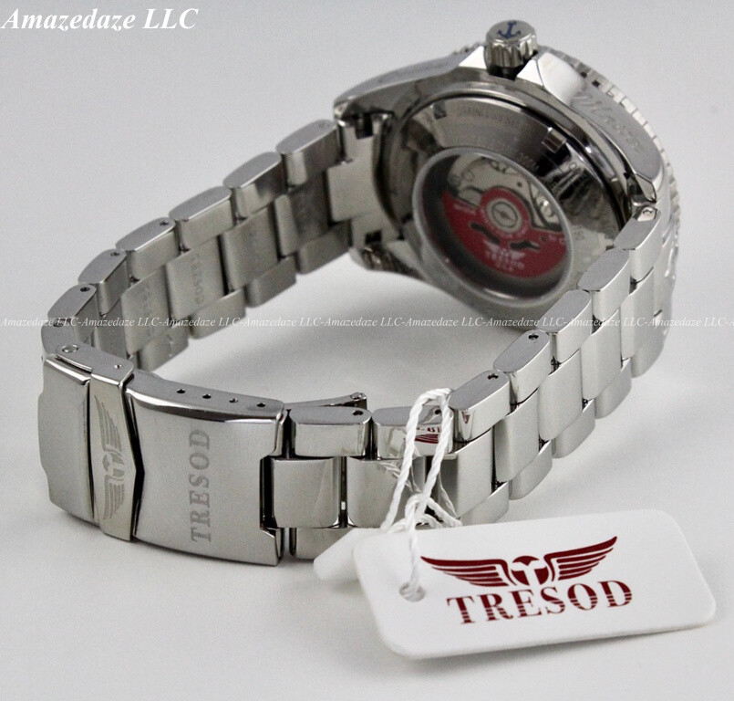 Tresod Mens 300M Ocean Master Sapphire Crystal Ceramic Bezel 24J Automatic Watch