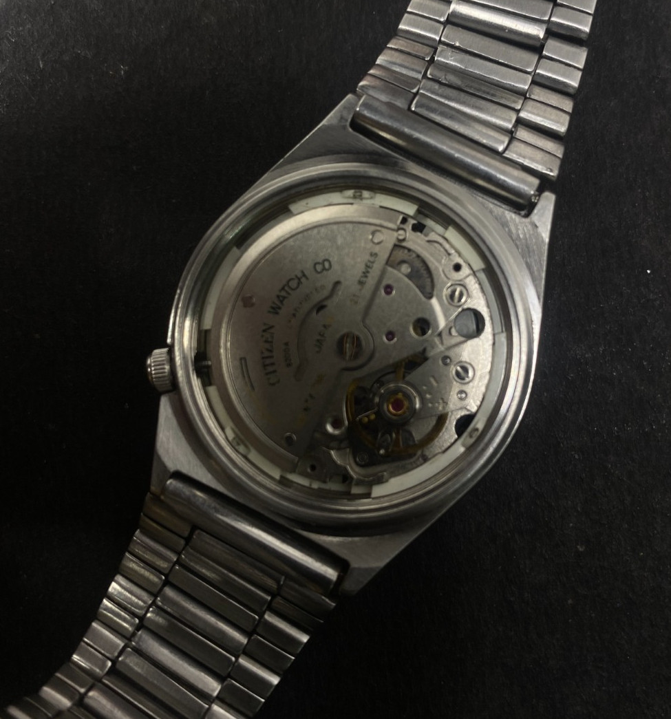 Vintage Citizen Automatic 8200A Japan Movement Day-Date Men’s Wrist Watch