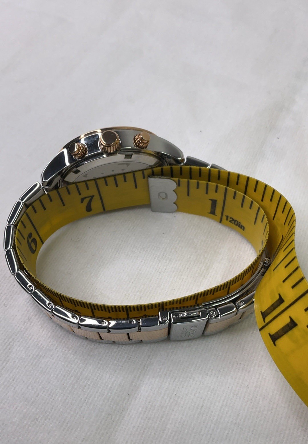 Invicta Angel Women’s Quartz Chronograph Date Two-Tone Bracelet White Dial