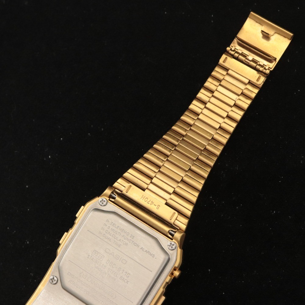 CASIO Digital Watch Data Bank International Model Cheap Casio DBC-611G