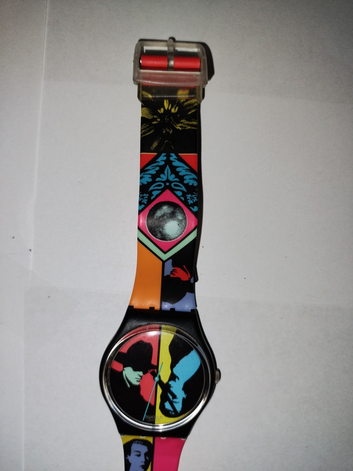 SWATCH WATCH AG 1988 “COLOURED LOVE” #755 SWISS ETA RARE WORKING!!!