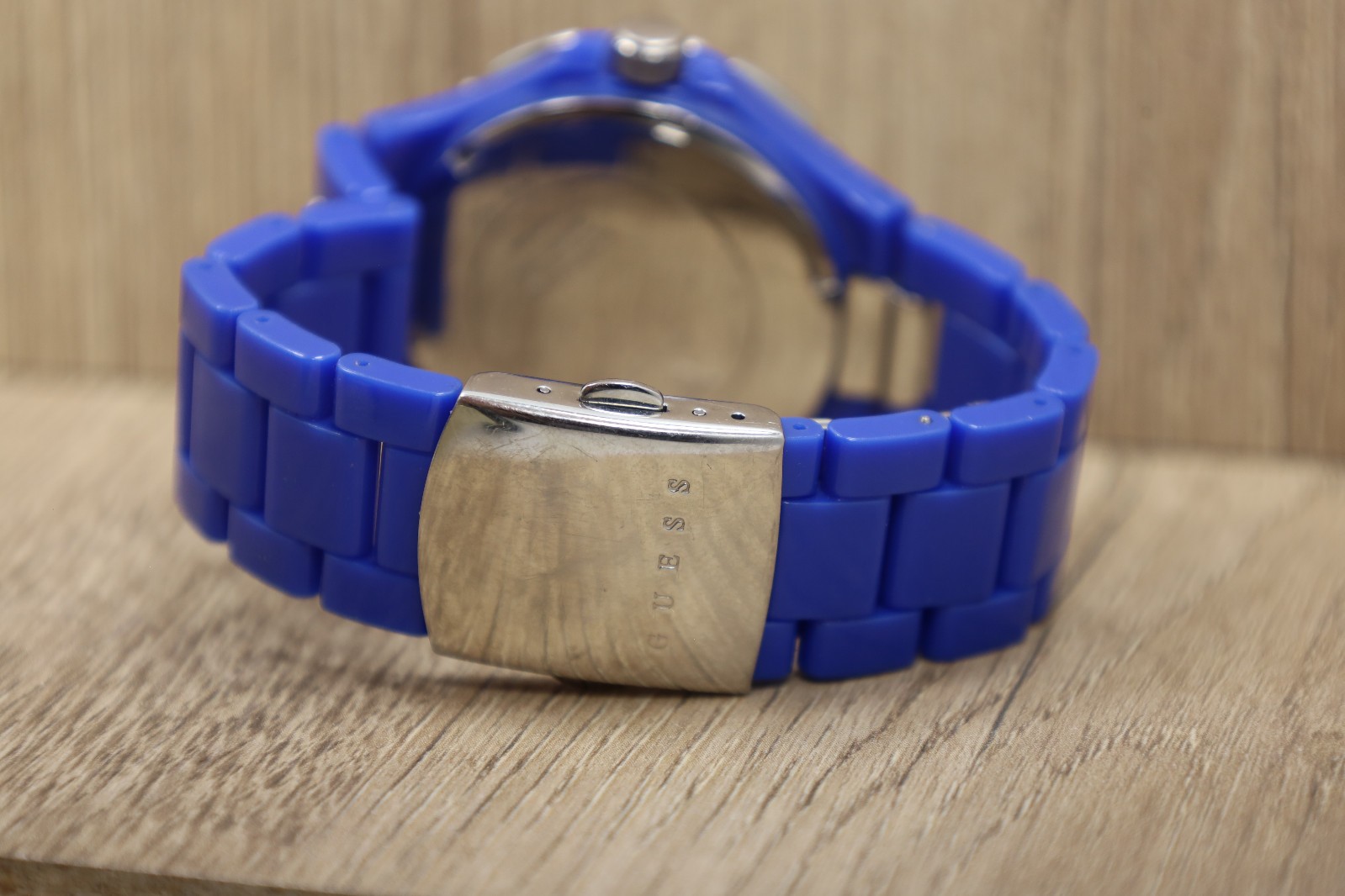 GUESS Women Blue Multi functional Watch U11622L2 Polycarbonate New batt