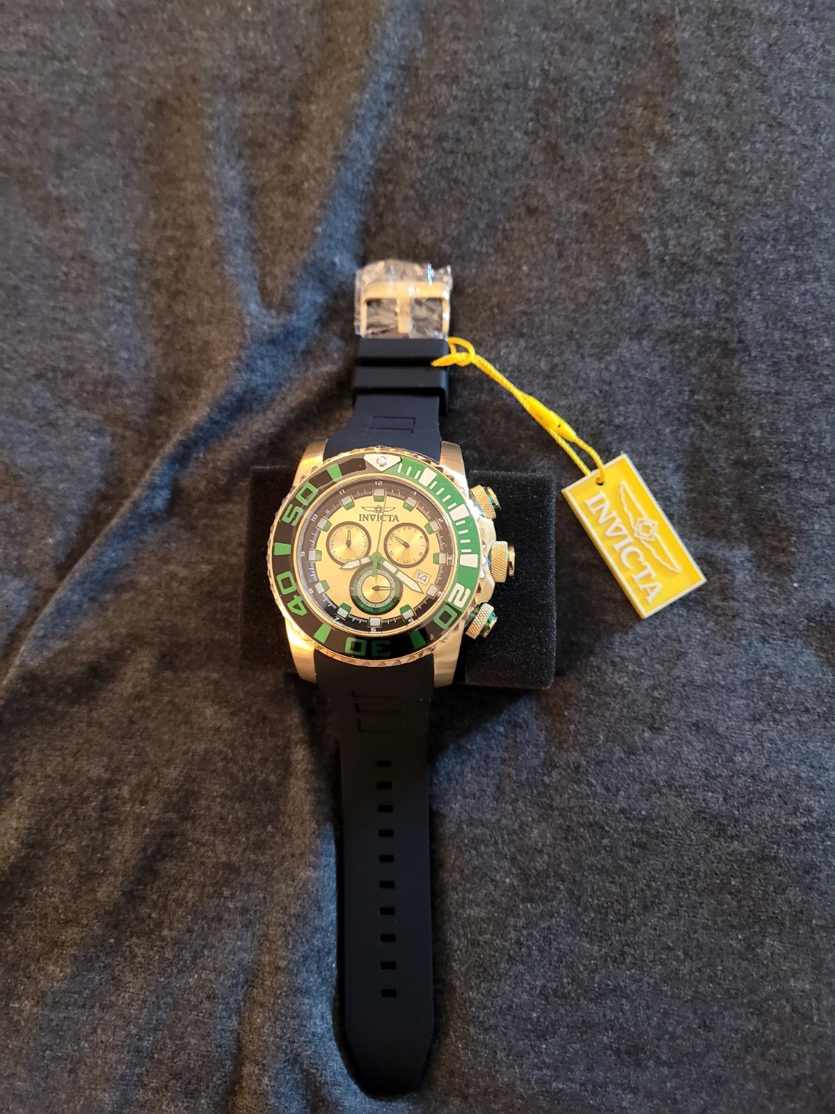Invicta Sea Hunter Men’s Chronograph Date Diver 200m Quartz 58mm Box