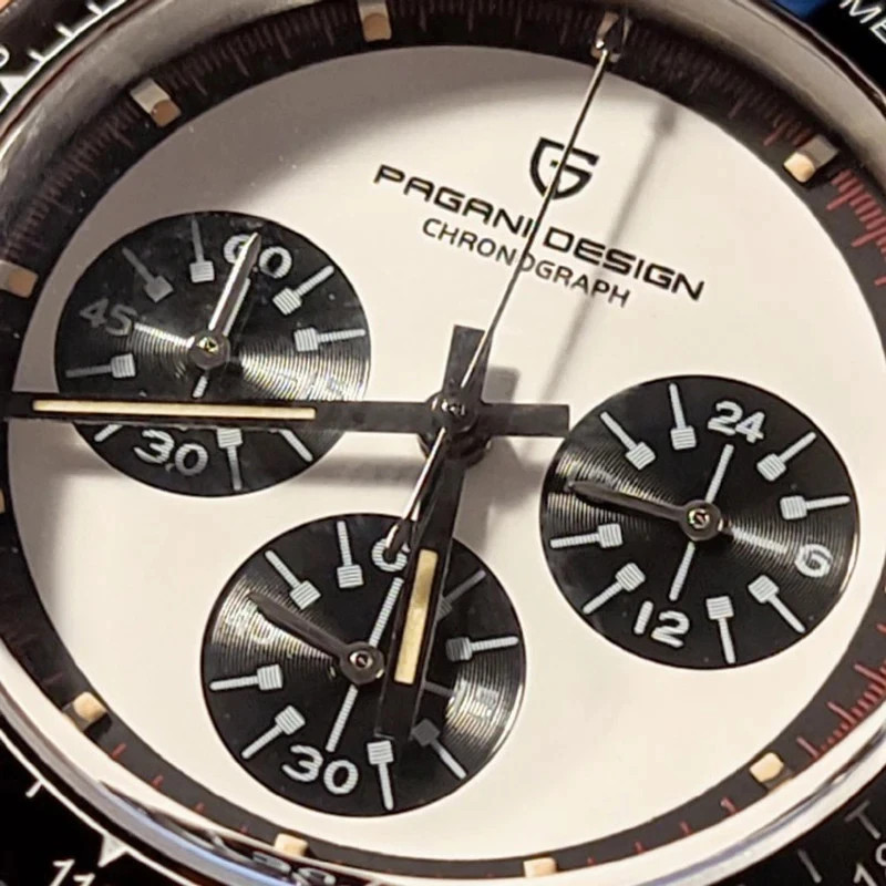 Pagani Design Paul Newman Retro Quartz Chronograph Seiko VK63 100m