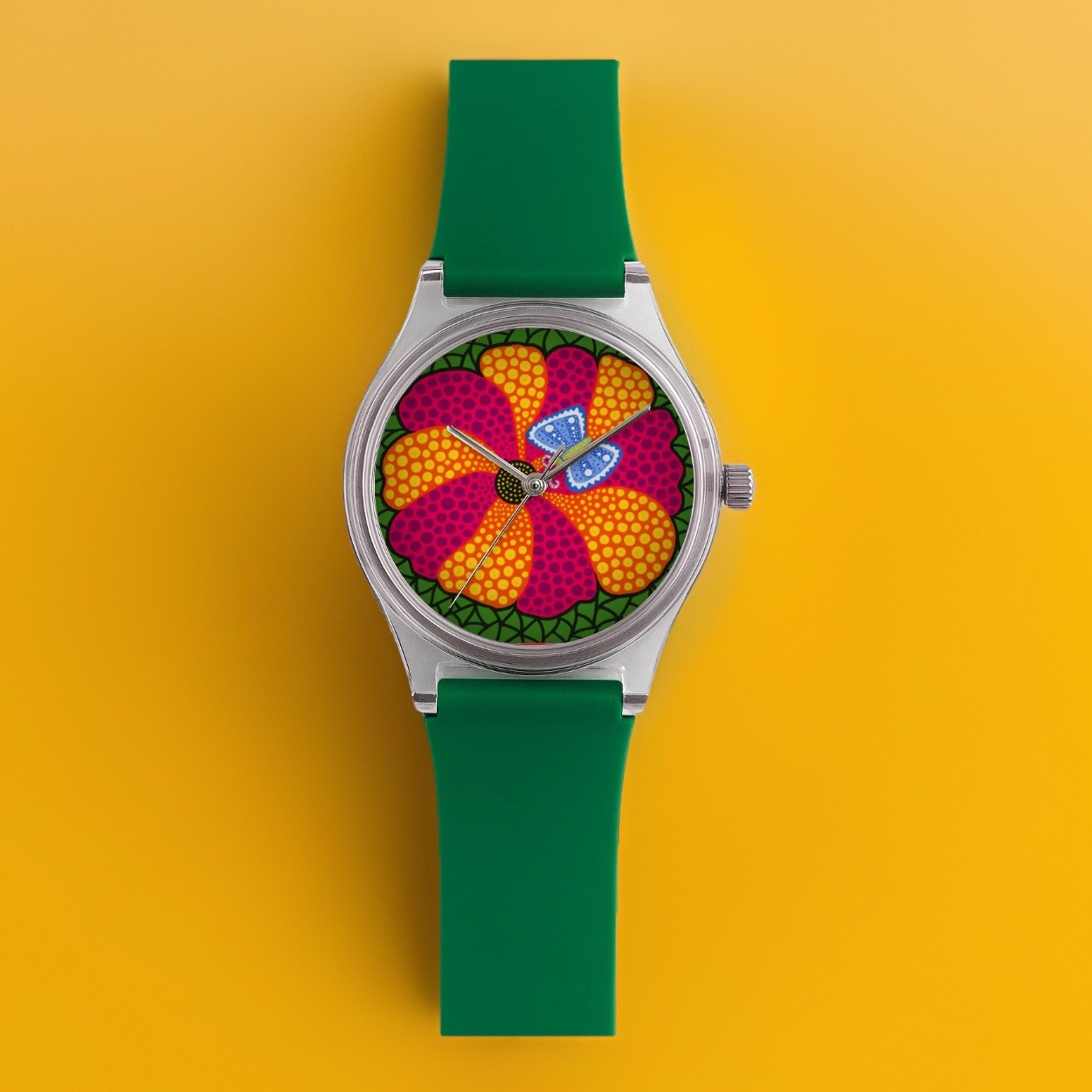 YAYOI KUSAMA Butterfly Infinity Japan MOMA Dots Pop Art Wrist Watch Wristwatch