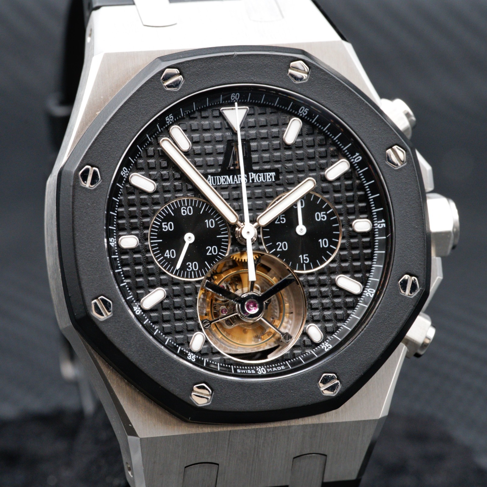 Audemars Piguet Royal Oak Tourbillon Chronograph 26377SK.OO.D002CA.01 – FULL SET