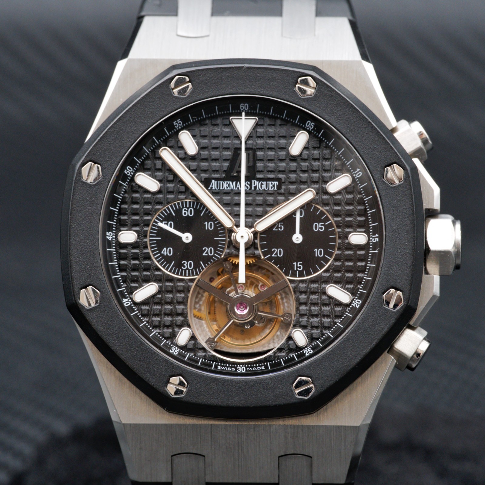 Audemars Piguet Royal Oak Tourbillon Chronograph 26377SK.OO.D002CA.01 – FULL SET