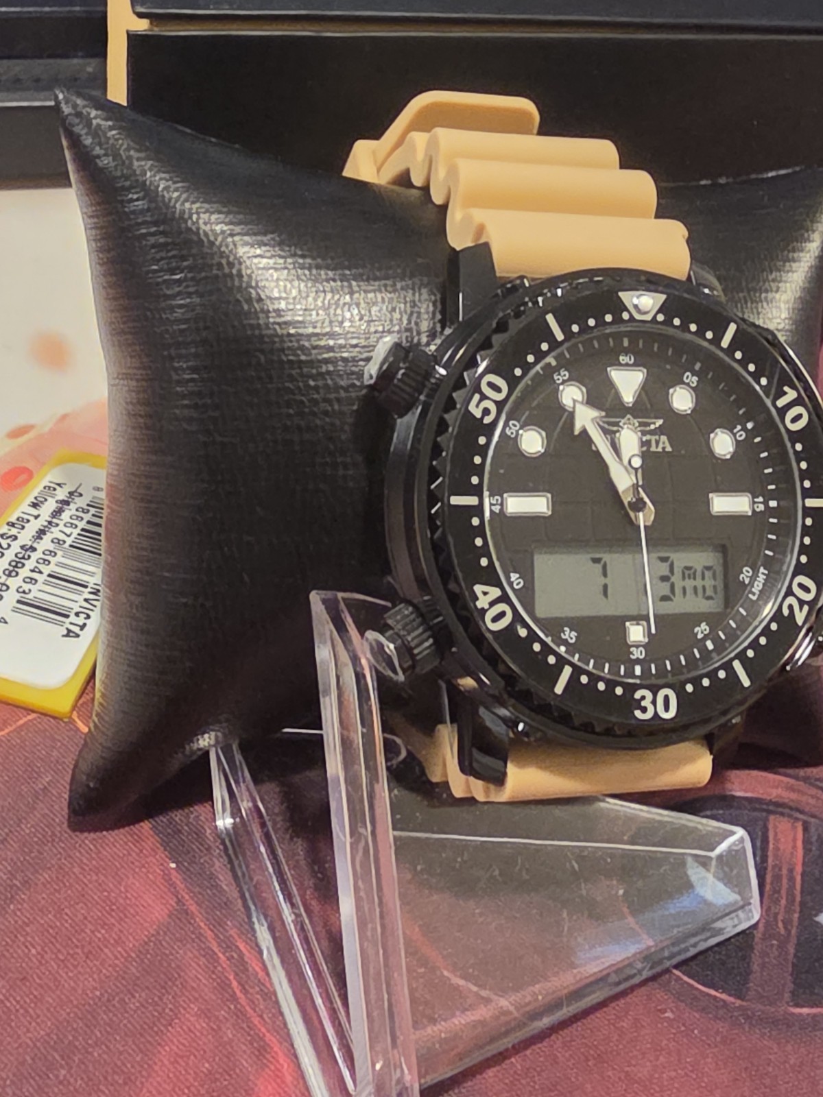 Invicta Men’s Pro Diver 46.5mm Digital Chronograph Watch IN-49452