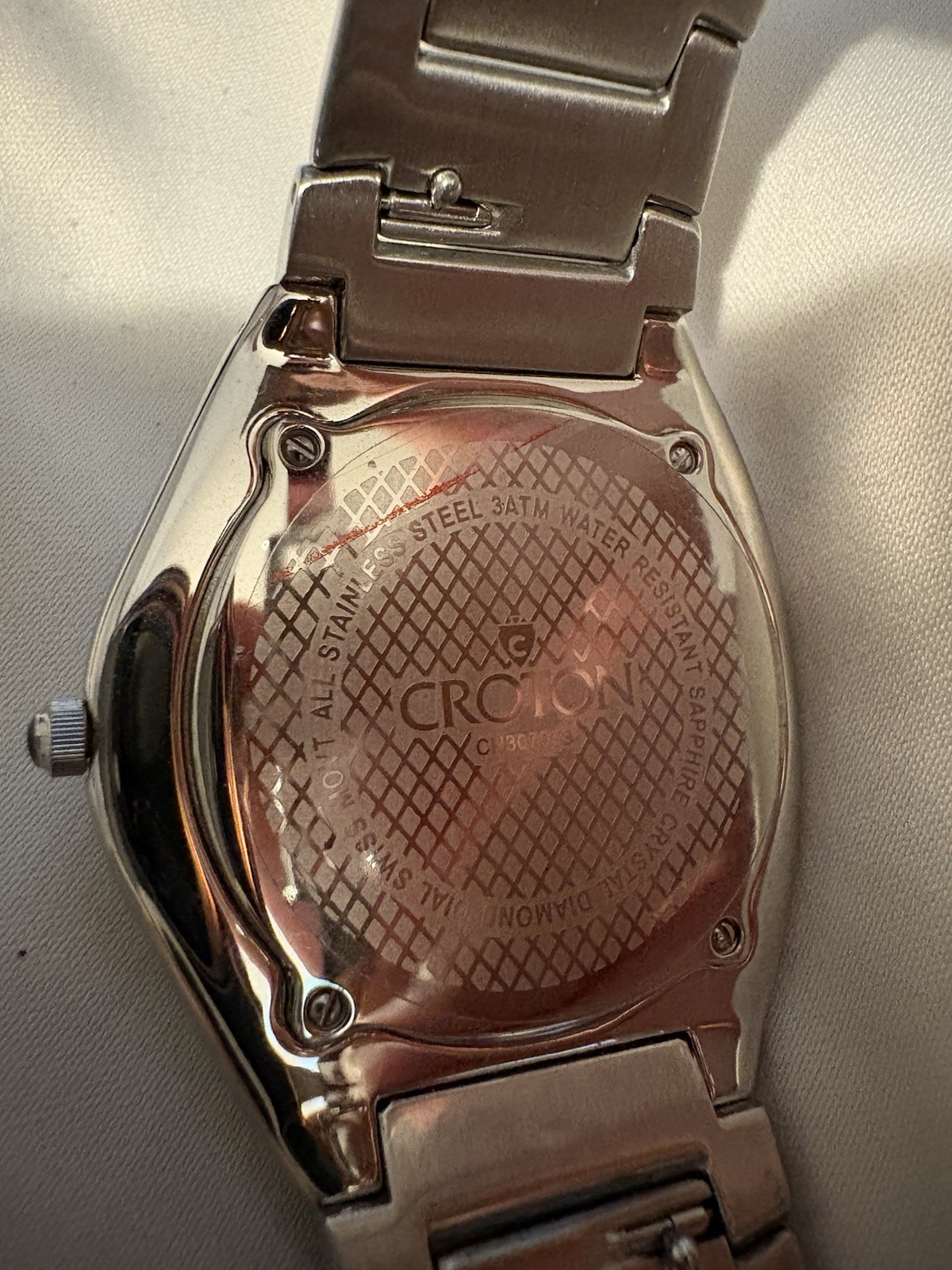 Croton CN307053 Swiss Made Sapphire Watch w/ Box & Extra Strap