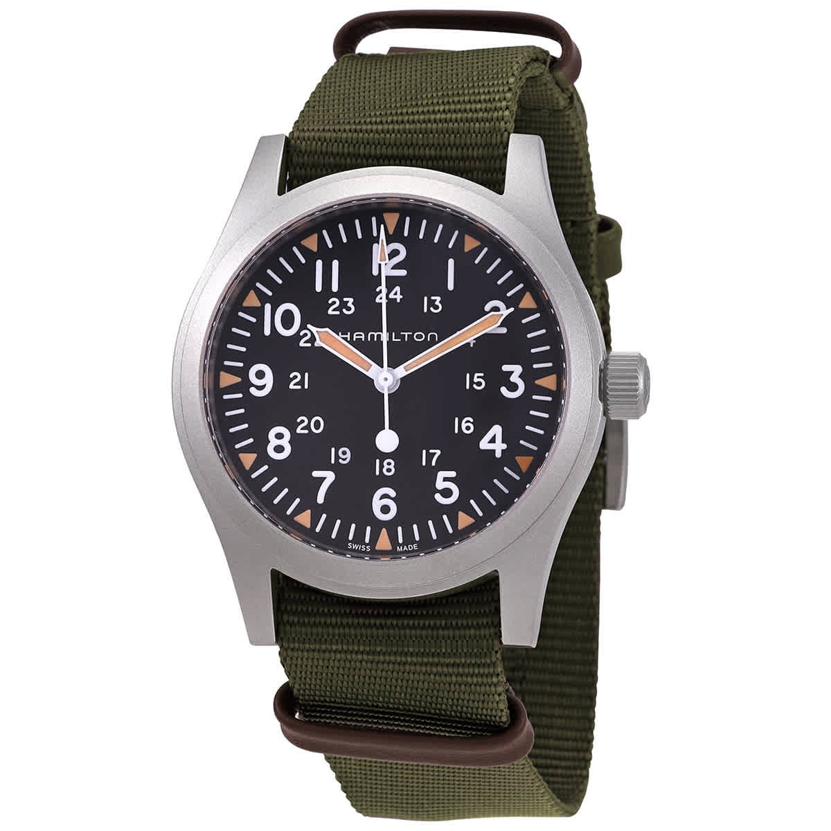Hamilton Khaki Field Hand Wind Black Dial Men’s Watch H69529933