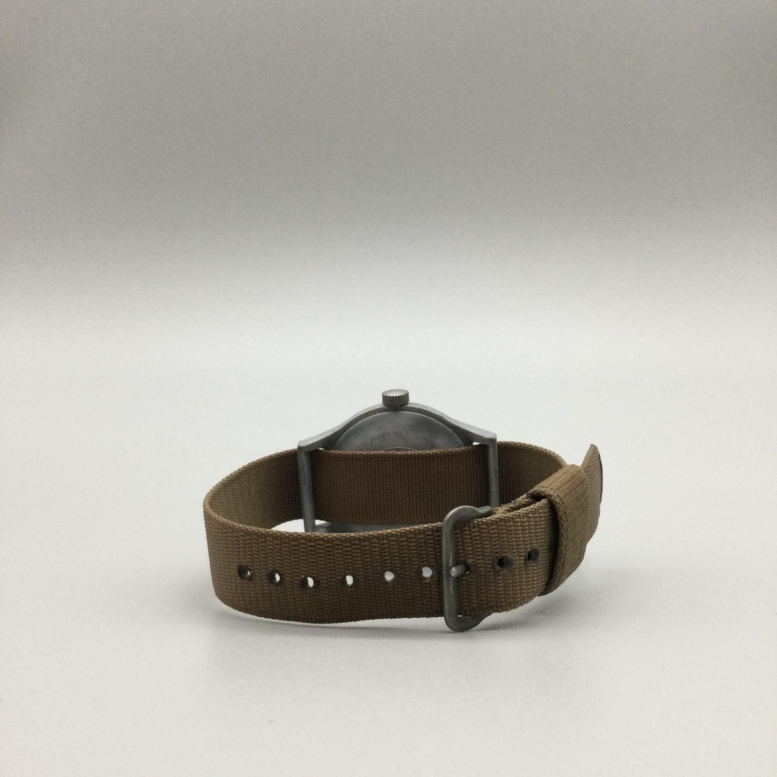 Vintage Benrus MIL-W-46374 Mens Watch 35mm Field Black NOT RUNNING FOR PARTS